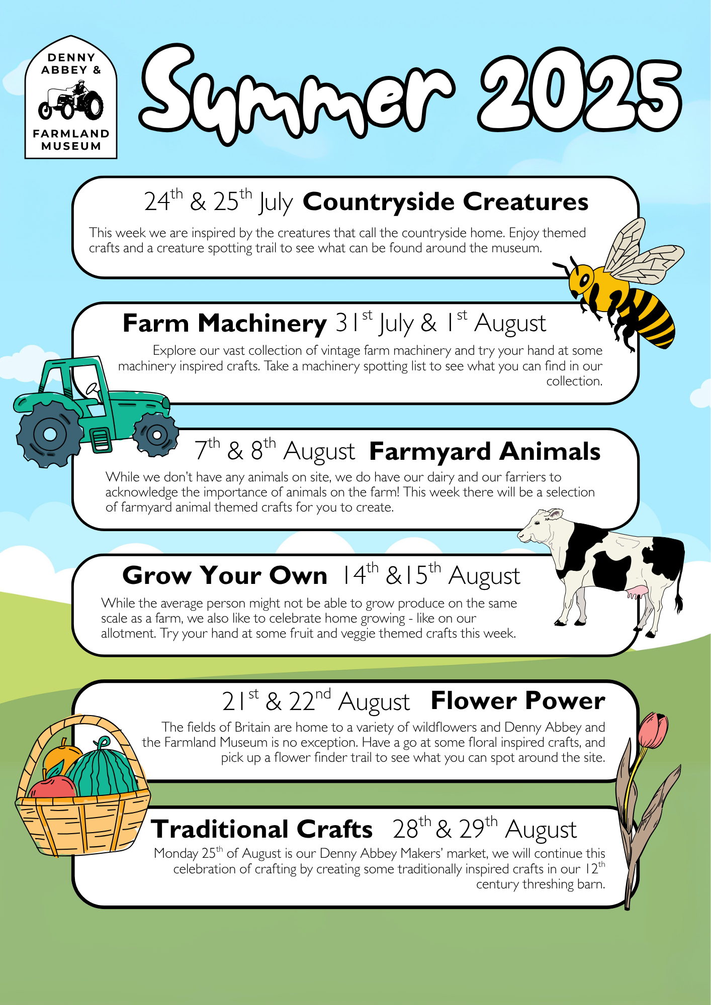 Summer Holidays at Denny Abbey & the Farmland Museum